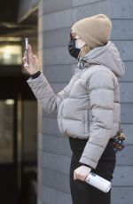 PHOEBE DYNEVOR Leaves a Hair Salon in New York 02/05/2021