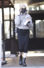 PHOEBE DYNEVOR Leaves a Hair Salon in New York 02/05/2021