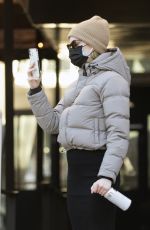 PHOEBE DYNEVOR Leaves a Hair Salon in New York 02/05/2021