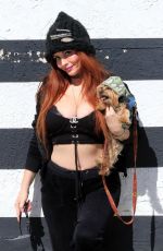 PHOEBE PRICE at 24 Hot Chicken & Waffle Bar in Los Angeles 02/24/2021