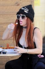PHOEBE PRICE at 24 Hot Chicken & Waffle Bar in Los Angeles 02/24/2021