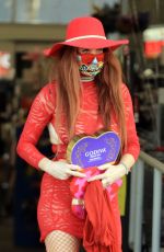 PHOEBE PRICE Leaves CVS Pharmacy in Los Angeles 02/12/2021