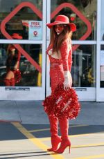 PHOEBE PRICE Leaves CVS Pharmacy in Los Angeles 02/12/2021