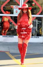 PHOEBE PRICE Leaves CVS Pharmacy in Los Angeles 02/12/2021