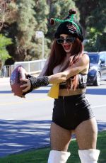 PHOEBE PRICE Out and About in Los Angeles 02/06/2021