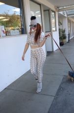 PHOEBE PRICE Out with Her Der in Beverly Hills 02/26/2021