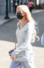 PIA MIA PEREZ and INANNA SARKIS Out in Beverly Hills 02/18/2021