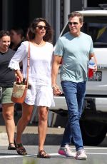 PIA MILLER and Patrick Whitesell Out for Lunch in Bondi 02/19/2021