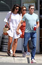 PIA MILLER and Patrick Whitesell Out for Lunch in Bondi 02/19/2021