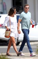 PIA MILLER and Patrick Whitesell Out in Bondi 02/19/2021