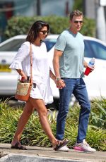PIA MILLER and Patrick Whitesell Out in Bondi 02/19/2021