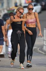 PIP EDWARDS Out with Friend in Sydney