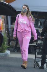 Pregnant APRIL LOVE GEARY Out Shopping in Malibu 02/09/2021