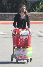 Pregnant APRIL LOVE GEARY Shopping at Target in Westlake Village 02/04/2021