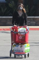 Pregnant APRIL LOVE GEARY Shopping at Target in Westlake Village 02/04/2021
