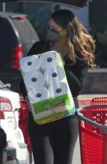 Pregnant APRIL LOVE GEARY Shopping at Target in Westlake Village 02/04/2021
