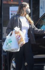 Pregnant APRIL LOVE GEARY Shopping at Latino Market in Thousand Oaks 02/10/2021