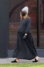 Pregnant ASHLEY TISDALE Out and About in West Hollywood 02/10/2021