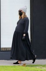 Pregnant ASHLEY TISDALE Out and About in West Hollywood 02/10/2021