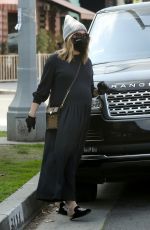Pregnant ASHLEY TISDALE Out and About in West Hollywood 02/10/2021