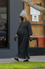 Pregnant ASHLEY TISDALE Out and About in West Hollywood 02/10/2021