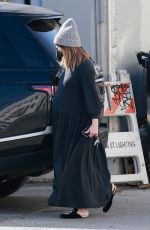 Pregnant ASHLEY TISDALE Out and About in West Hollywood 02/10/2021