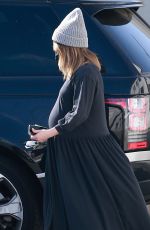 Pregnant ASHLEY TISDALE Out and About in West Hollywood 02/10/2021