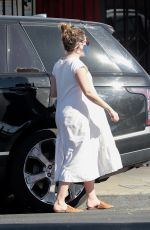 Pregnant ASHLEY TISDALE Out for Coffee in Los Feliz 02/27/2021