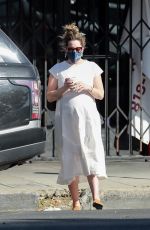 Pregnant ASHLEY TISDALE Out for Coffee in Los Feliz 02/27/2021