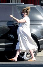 Pregnant ASHLEY TISDALE Out for Coffee in Los Feliz 02/27/2021