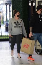 Pregnant BRITTANY CATWRIGHT Shopping at Century City Mall in New York 02/25/2021