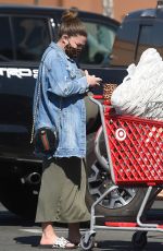 Pregnant BRITTANY CATWRIGHT Shopping at Target in Hollywood 02/24/2021