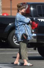 Pregnant BRITTANY CATWRIGHT Shopping at Target in Hollywood 02/24/2021