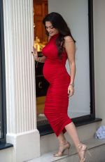 Pregnant CASEY BATCHELOR at a Photoshoot in London 02/16/2021