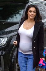 Pregnant CASEY BATCHELOR Out in Hertfordshire 02/22/2021