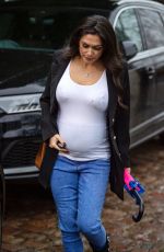 Pregnant CASEY BATCHELOR Out in Hertfordshire 02/22/2021