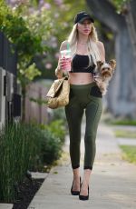 Pregnant CHRISTINE QUINN Out in West Hollywood 02/18/2021