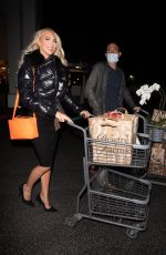 Pregnant CHRISTINE QUINN Shopping at Bristol Farms in West Hollywood 02/26/2021