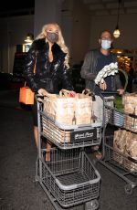 Pregnant CHRISTINE QUINN Shopping at Bristol Farms in West Hollywood 02/26/2021