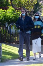 Pregnant ELSA HOSK and Tom Daly Out in Pasadena 02/06/2021