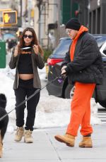 Pregnant EMILY RATAJKOWSKI Out in New York 02/06/2021