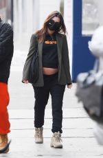 Pregnant EMILY RATAJKOWSKI Out in New York 02/06/2021
