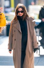 Pregnant EMILY RATAJKOWSKI Out in New York 02/16/2021