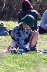 Pregnant HALSEY at a Picnic in Los Angeles 01/31/2021