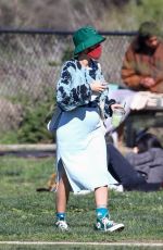 Pregnant HALSEY at a Picnic in Los Angeles 01/31/2021