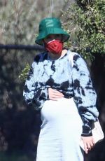 Pregnant HALSEY at a Picnic in Los Angeles 01/31/2021