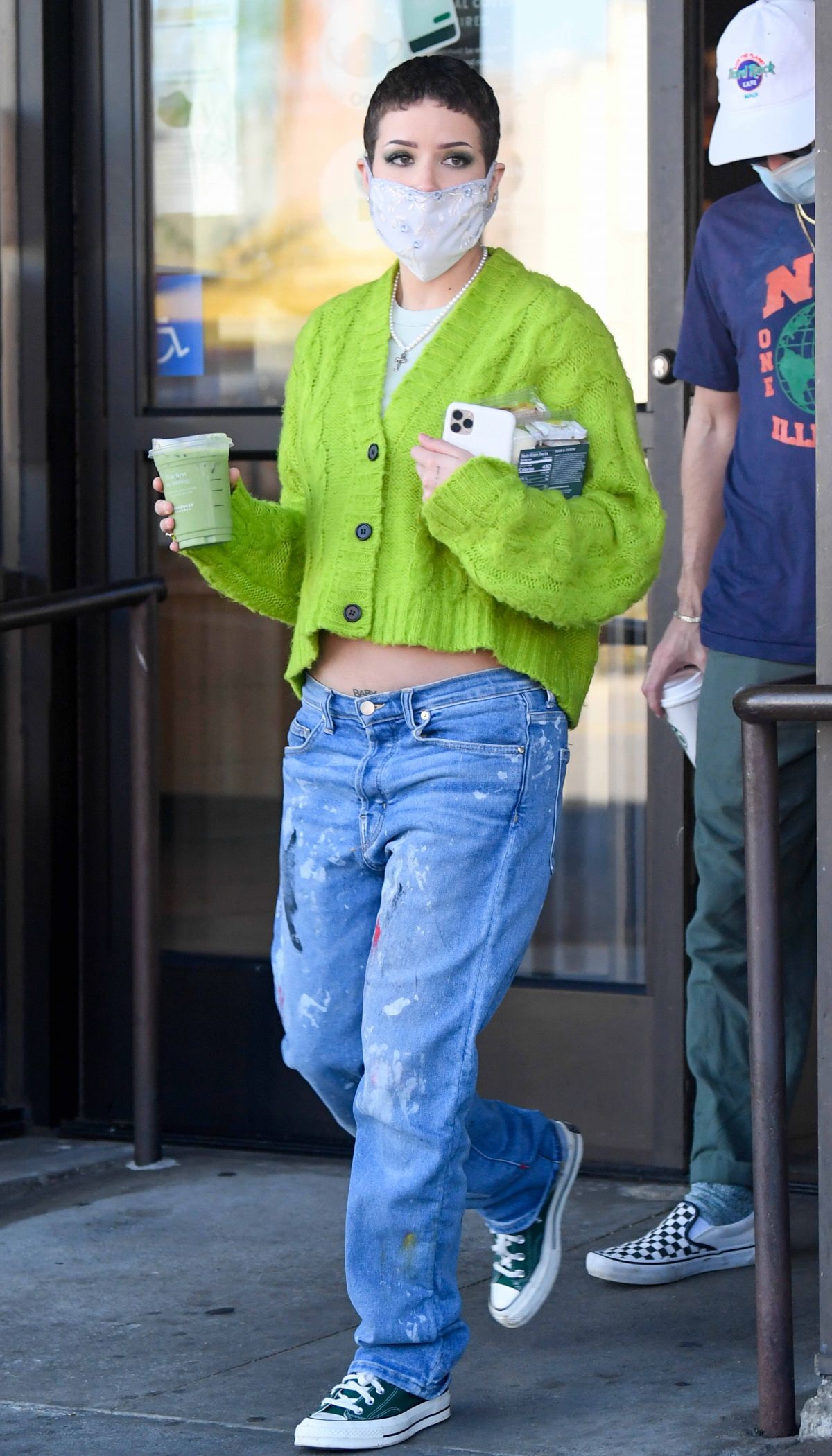 Pregnant HALSEY at Starbucks in Los Angeles 02/04/2021 – HawtCelebs