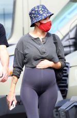 Pregnant HALSEY Out Hiking in Malibu 02/03/2021