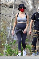 Pregnant HALSEY Out Hiking in Malibu 02/03/2021