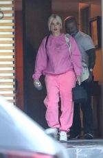Pregnant HALSEY Show New Platinum Hair Out in Los Angeles 02/08/2021